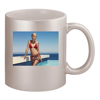 Carmen Kass 11oz Metallic Silver Mug