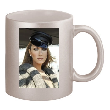 Celine Dion 11oz Metallic Silver Mug