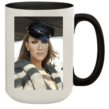 Celine Dion 15oz Colored Inner & Handle Mug