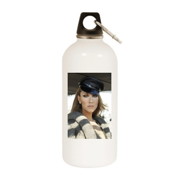 Celine Dion White Water Bottle With Carabiner