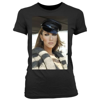 Celine Dion Women's Junior Cut Crewneck T-Shirt