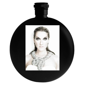 Celine Dion Round Flask