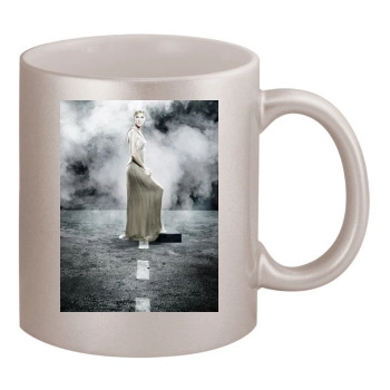 Celine Dion 11oz Metallic Silver Mug