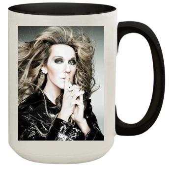 Celine Dion 15oz Colored Inner & Handle Mug