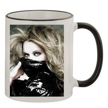 Celine Dion 11oz Colored Rim & Handle Mug