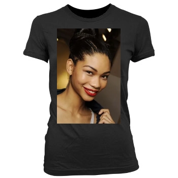 Chanel Iman Women's Junior Cut Crewneck T-Shirt