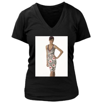 Chanel Iman Women's Deep V-Neck TShirt