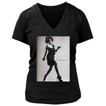 Chanel Iman Women's Deep V-Neck TShirt