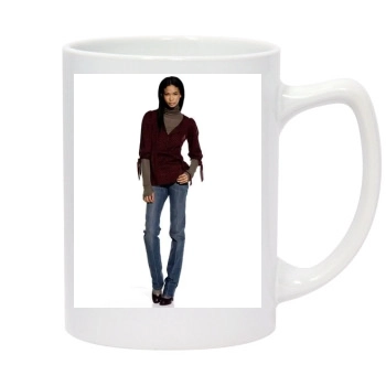 Chanel Iman 14oz White Statesman Mug