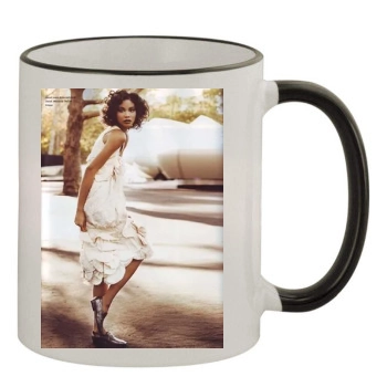 Chanel Iman 11oz Colored Rim & Handle Mug