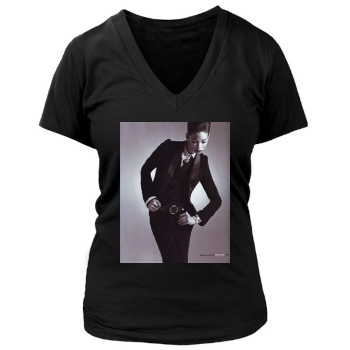 Chanel Iman Women's Deep V-Neck TShirt