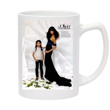 Chanel Iman 14oz White Statesman Mug