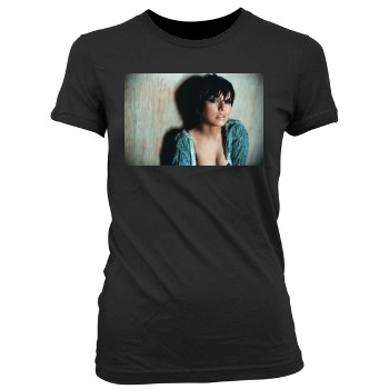 Christina Aguilera Women's Junior Cut Crewneck T-Shirt