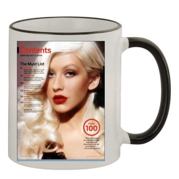 Christina Aguilera 11oz Colored Rim & Handle Mug