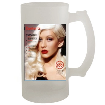 Christina Aguilera 16oz Frosted Beer Stein