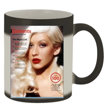 Christina Aguilera Color Changing Mug