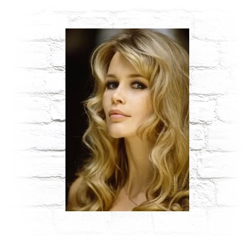 Claudia Schiffer Metal Wall Art