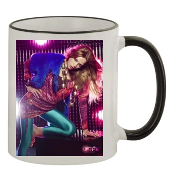 Elise Crombez 11oz Colored Rim & Handle Mug