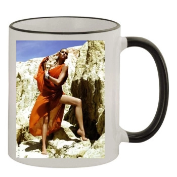 Elise Crombez 11oz Colored Rim & Handle Mug
