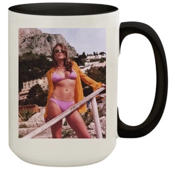 Elizabeth Hurley 15oz Colored Inner & Handle Mug