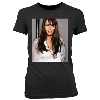 Elizabeth Hurley Women's Junior Cut Crewneck T-Shirt