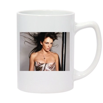 Elizabeth Hurley 14oz White Statesman Mug