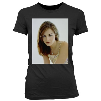 Elizabeth Hurley Women's Junior Cut Crewneck T-Shirt