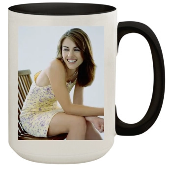 Elizabeth Hurley 15oz Colored Inner & Handle Mug
