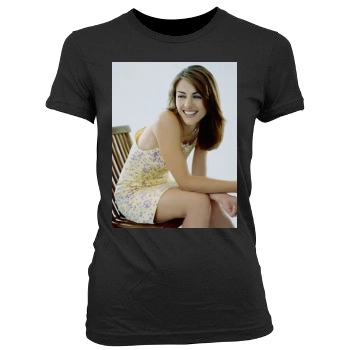 Elizabeth Hurley Women's Junior Cut Crewneck T-Shirt