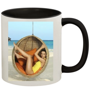 Elizabeth Hurley 11oz Colored Inner & Handle Mug