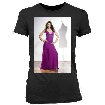 Elizabeth Hurley Women's Junior Cut Crewneck T-Shirt