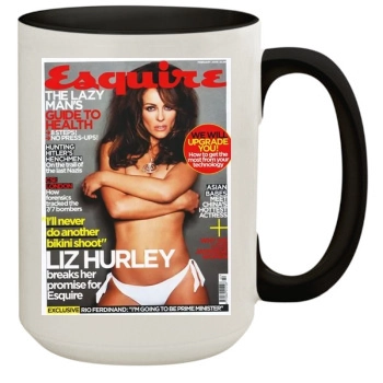 Elizabeth Hurley 15oz Colored Inner & Handle Mug