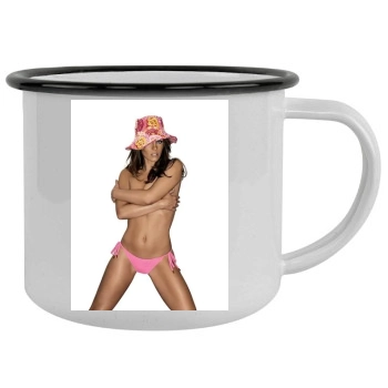 Elizabeth Hurley Camping Mug