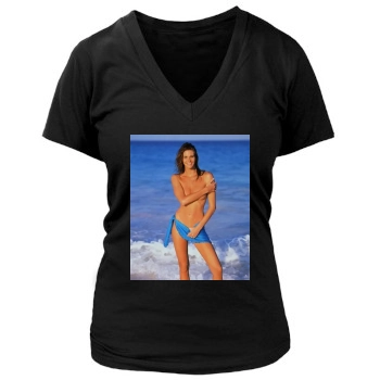 Elle MacPherson Women's Deep V-Neck TShirt