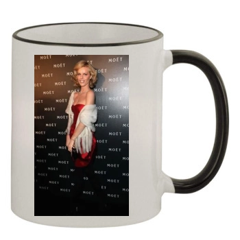 Eva Herzigova 11oz Colored Rim & Handle Mug