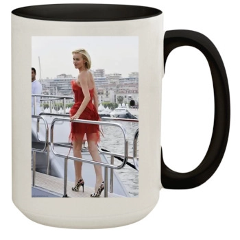 Eva Herzigova 15oz Colored Inner & Handle Mug