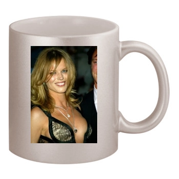 Eva Herzigova 11oz Metallic Silver Mug