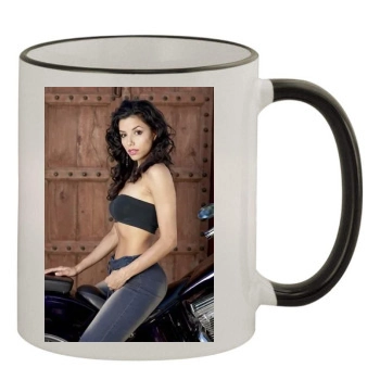 Eva Longoria 11oz Colored Rim & Handle Mug