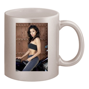 Eva Longoria 11oz Metallic Silver Mug