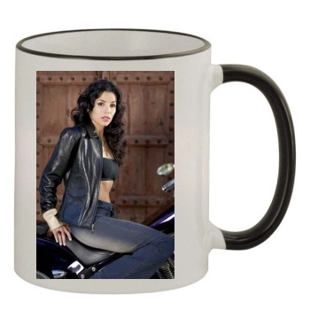 Eva Longoria 11oz Colored Rim & Handle Mug