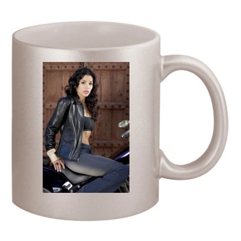 Eva Longoria 11oz Metallic Silver Mug