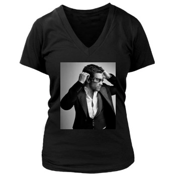 Jake Gyllenhaal Women's Deep V-Neck TShirt