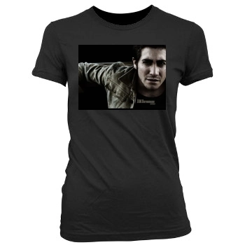 Jake Gyllenhaal Women's Junior Cut Crewneck T-Shirt