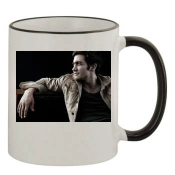 Jake Gyllenhaal 11oz Colored Rim & Handle Mug