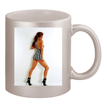 Jennifer Lopez 11oz Metallic Silver Mug