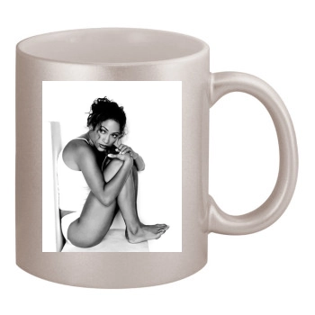 Jennifer Lopez 11oz Metallic Silver Mug