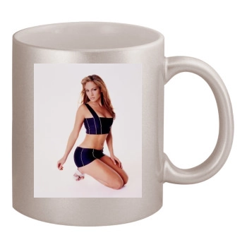 Jennifer Lopez 11oz Metallic Silver Mug