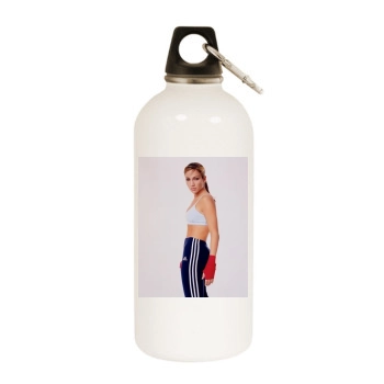 Jennifer Lopez White Water Bottle With Carabiner