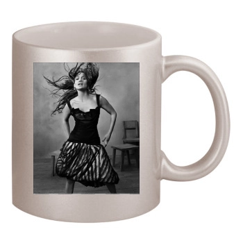 Jennifer Lopez 11oz Metallic Silver Mug