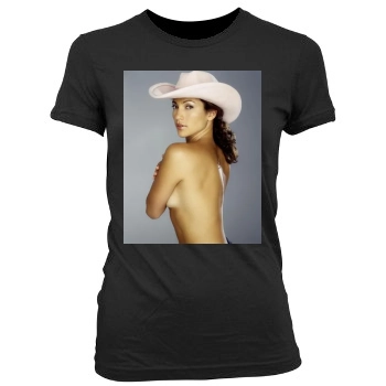 Jennifer Lopez Women's Junior Cut Crewneck T-Shirt